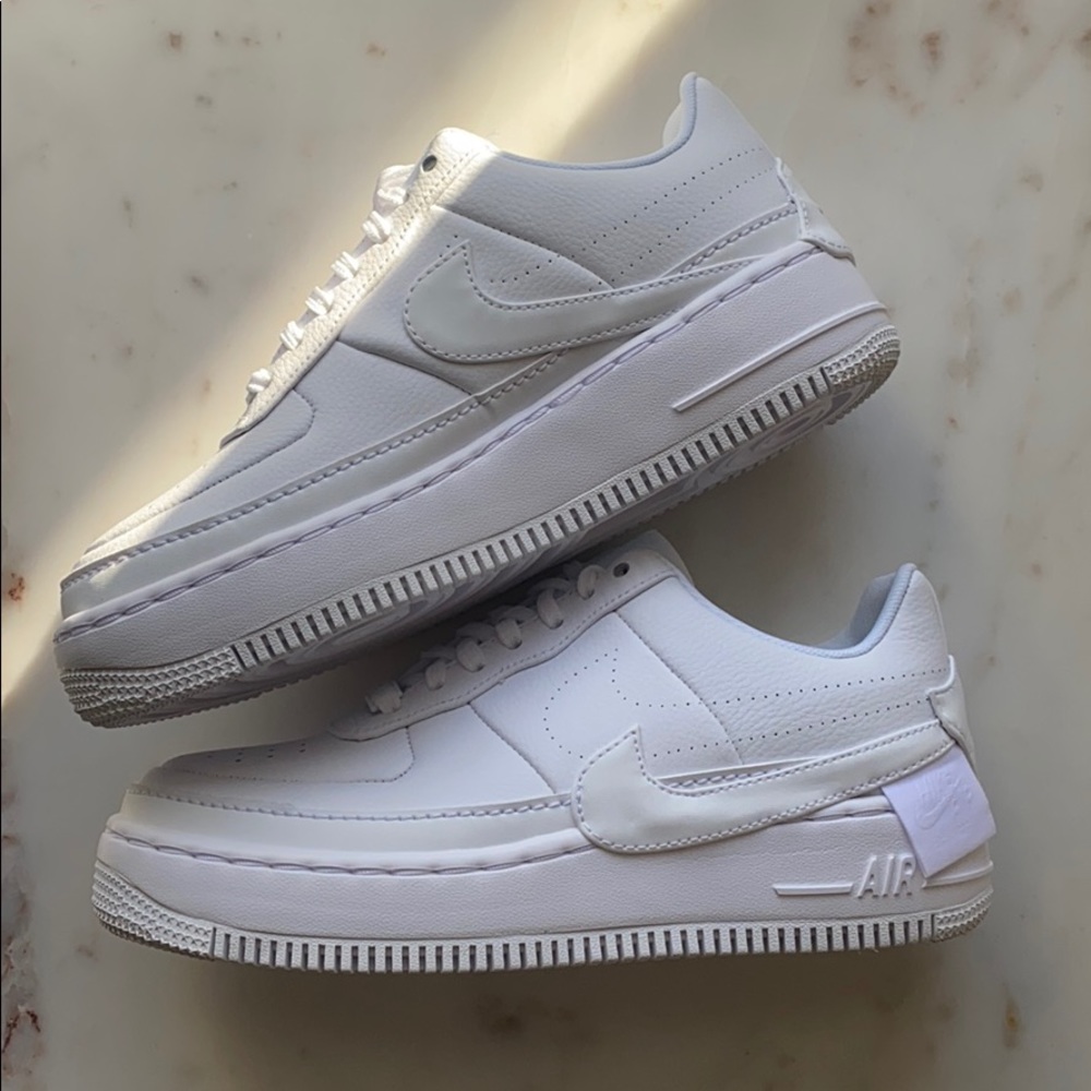 New Nike Air Force 1 jester xx triple white shoes - Picture 3 of 8